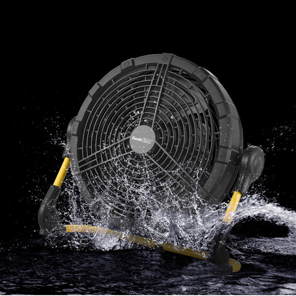 12" Geek Aire DC Rechargeable Outdoor Fan
