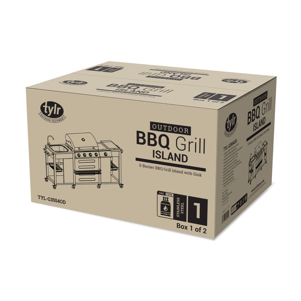 Outdoor BBQ Island Grill